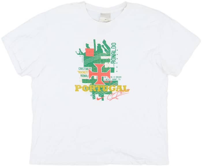 2008-09 Portugal Nike Graphic Tee - 6/10 - (XL)