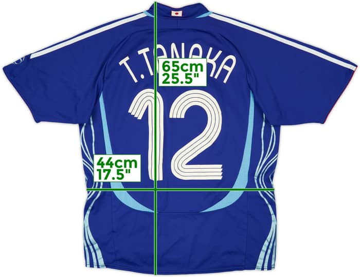 2006-08 Japan Home Shirt T. Tanaka #12 - 7/10 - (M)