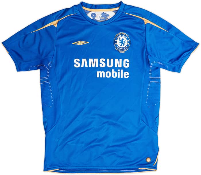 2005-06 Chelsea Centenary Home Shirt - 8/10 - (XL.Boys)