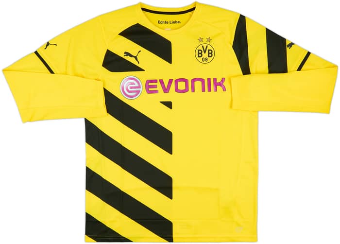 2014-15 Borussia Dortmund Player Issue Home L/S Shirt (XL)