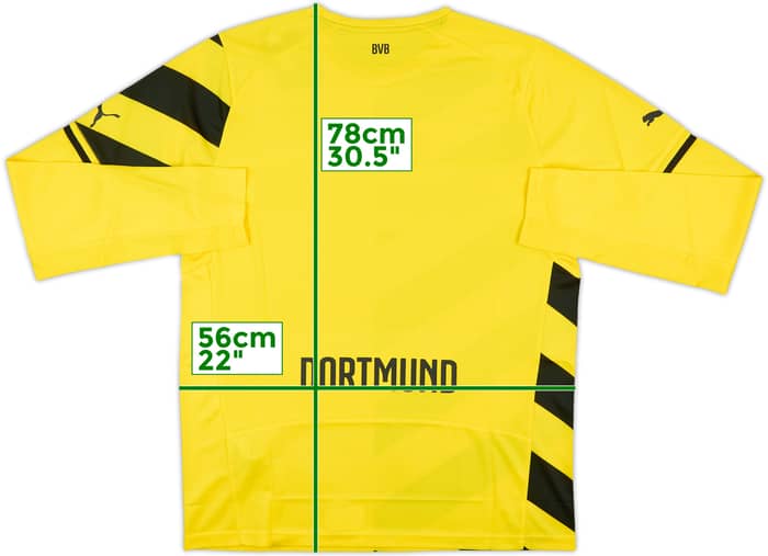 2014-15 Borussia Dortmund Player Issue Home L/S Shirt (XL)