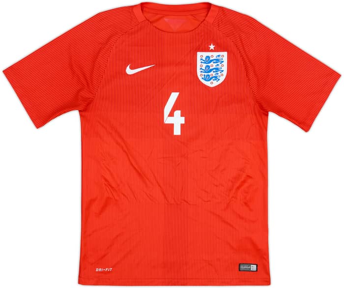 2014-15 England Away Shirt Gerrard #4 - 6/10 - (S)