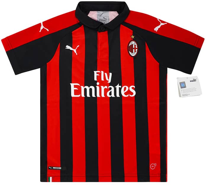 2018-19 AC Milan Home Shirt (KIDS)