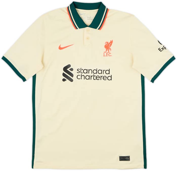 2021-22 Liverpool Away Shirt Virgil #4 - 8/10 - (XL.Boys)