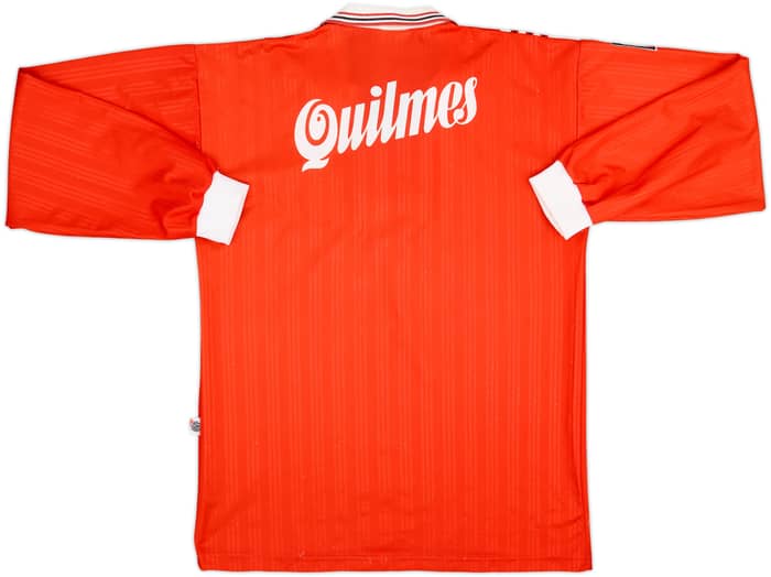 1996-98 River Plate Away L/S Shirt - 7/10 - (M)