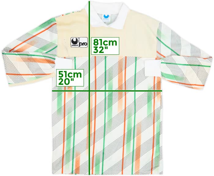 1990s Uhlsport Template GK Shirt #1 - 8/10 - (L)