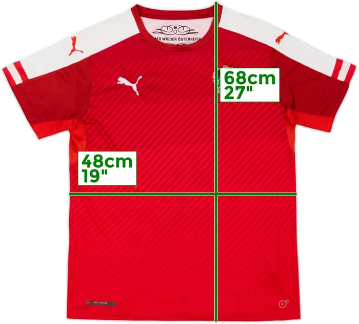 2016-17 Austria Home Shirt - 5/10 - (XL.Boys)