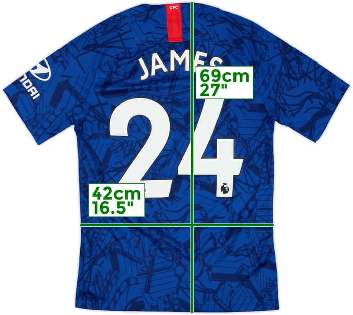 2019-20 Chelsea Home Shirt James #24 - 8/10 - (S)