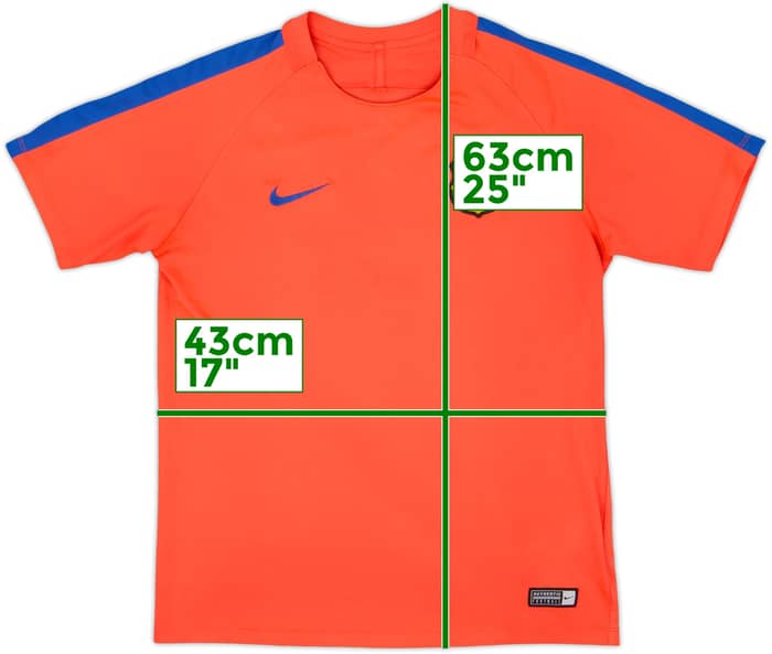 2016-17 Barcelona Nike Training Shirt - 6/10 - (XL.Boys)