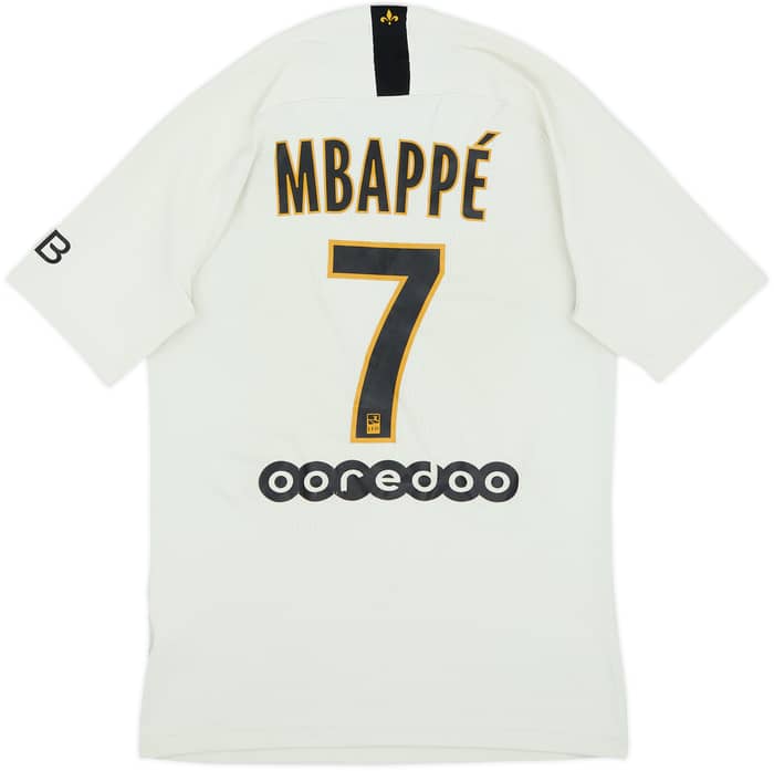 2018-19 Paris Saint-Germain Authentic Away Shirt Mbappe #7 - 4/10 - (S)
