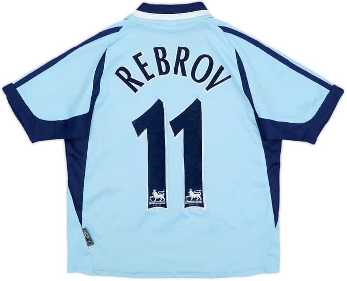 2001-02 Tottenham Away Shirt Rebrov #11 - 7/10 - (M.Boys)
