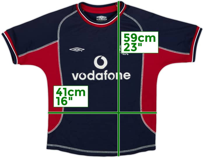 2000-01 Manchester United Third Shirt - 6/10 - (S.Boys)