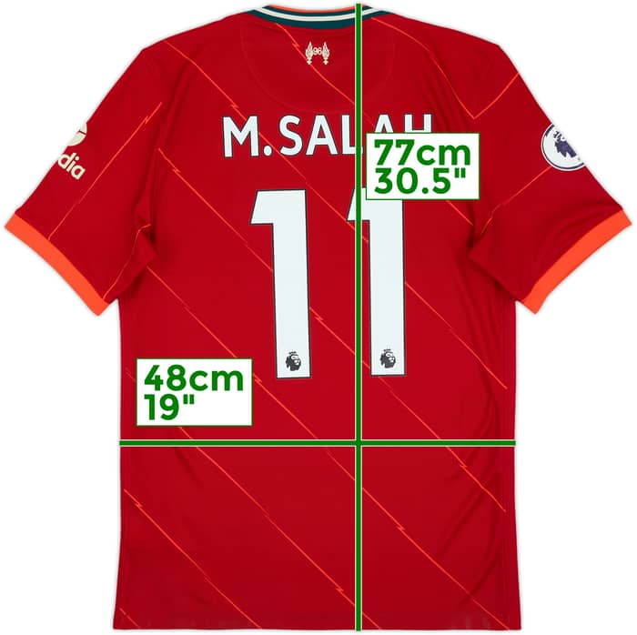 2021-22 Liverpool Home Shirt M.Salah #11 - 9/10 - (M)