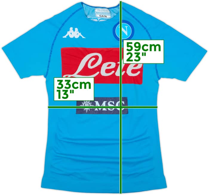 2017-18 Napoli Kappa Kombat Skin Baselayer - 7/10 - (XL/XXL)