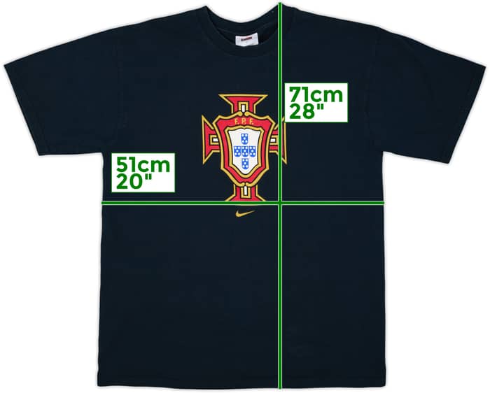 2006 Portugal Nike Cotton Tee - 9/10 - (M)