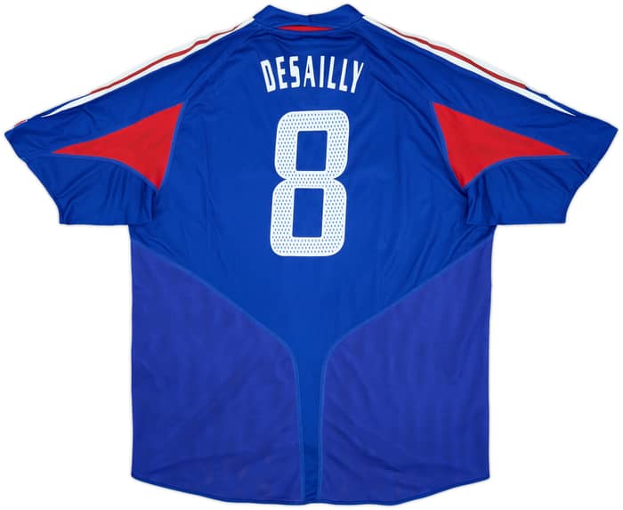 2004-06 France Home Shirt Desailly #8 - 9/10 - (XL)
