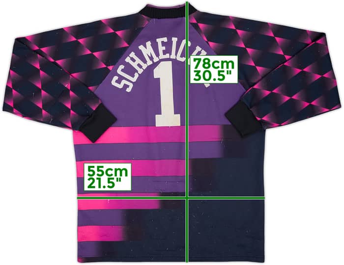 1996-97 Manchester United GK Shirt Schmeichel #1 - 5/10 - (XL)