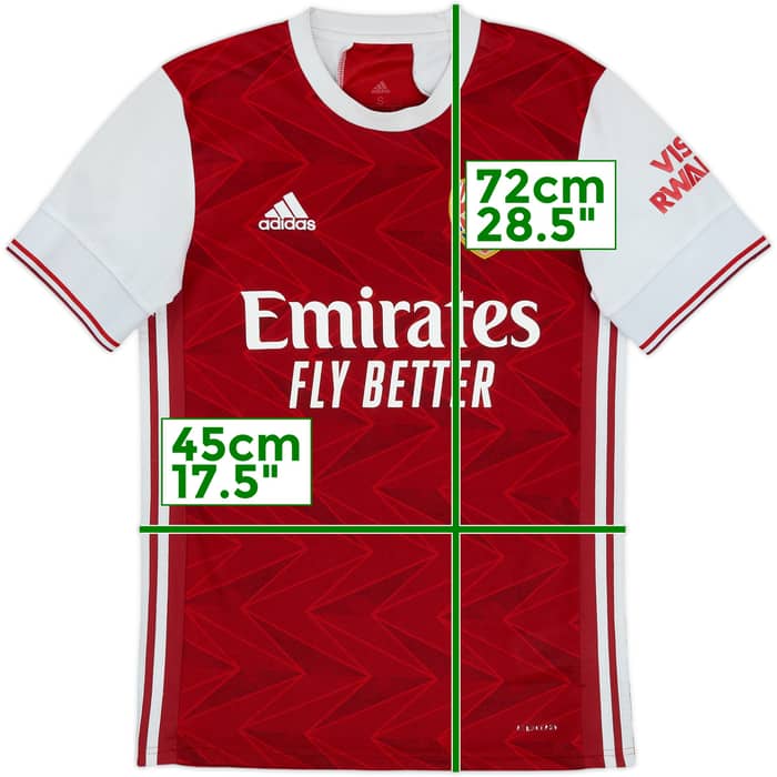 2020-21 Arsenal Home Shirt - 5/10 - (S)