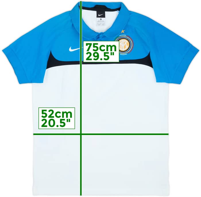 2010-11 Inter Milan Nike Polo Shirt - 7/10 - (M)