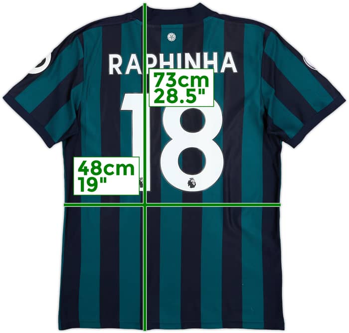 2020-21 Leeds United Away Shirt Raphinha #18 - 5/10 - (M)