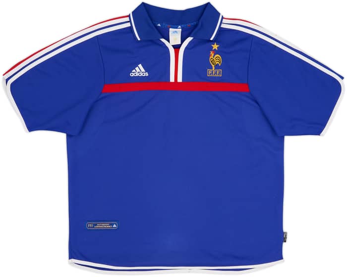 2000-02 France Home Shirt Benjamin #01 - 6/10 - (L)