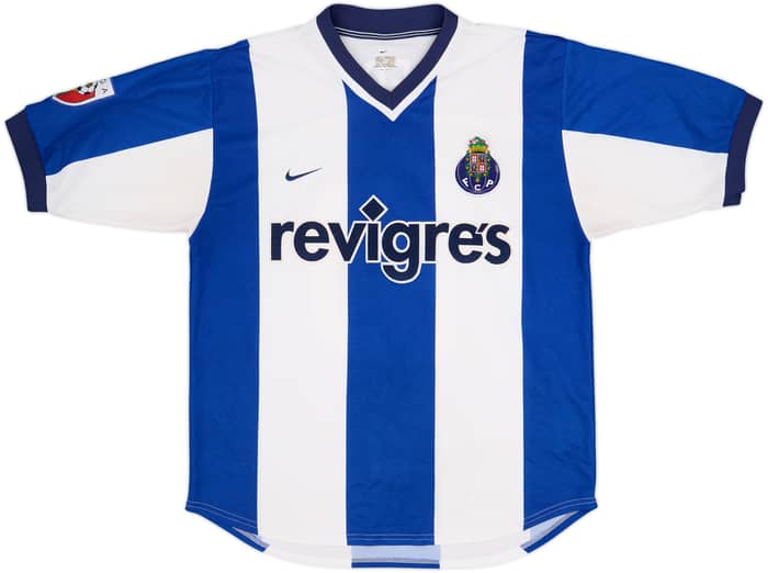 2000-01 Porto Home Shirt Deco #10 - 9/10 - (L)