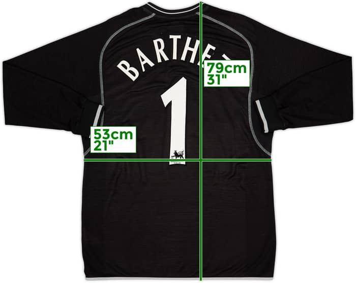 2000-02 Manchester United GK Shirt Barthez #1 - 7/10 - (L)