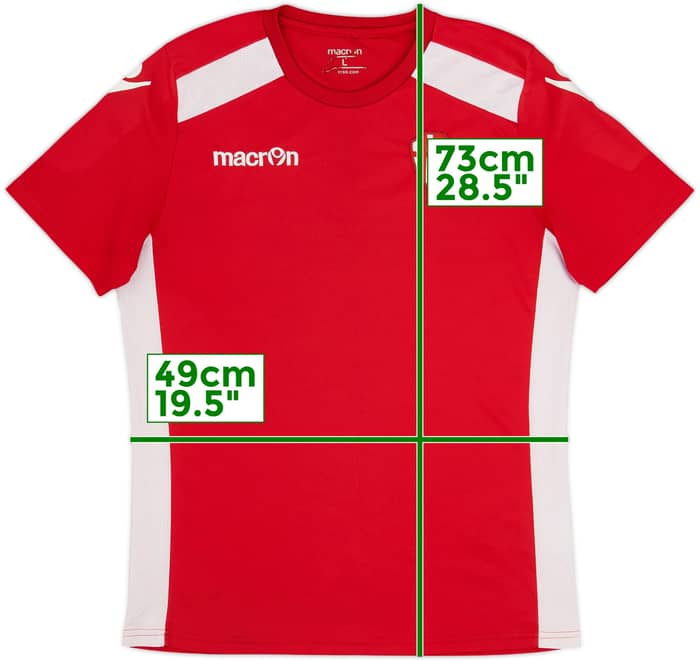 2016-17 Padova Macron Training Shirt - 9/10 - (L)