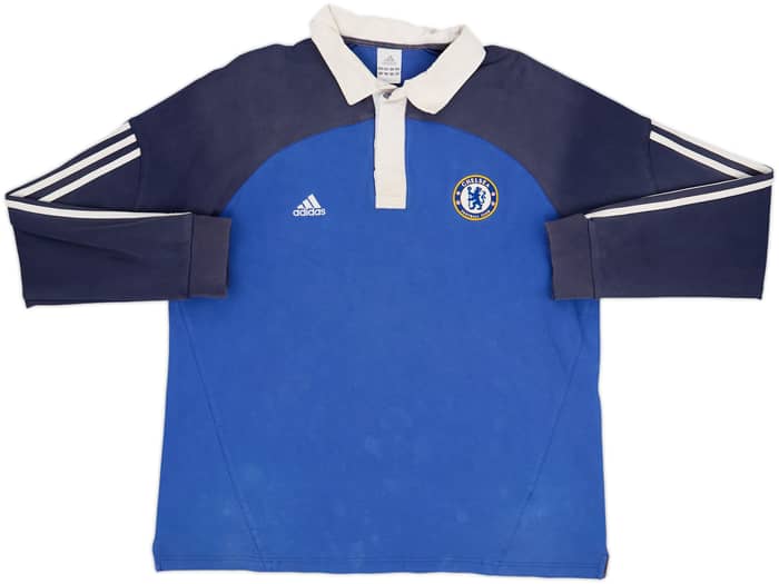 2007-08 Chelsea adidas Polo L/S Shirt - 4/10 - (L)