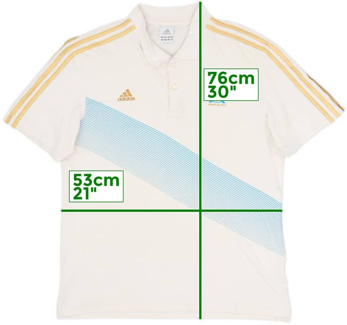 2011-12 Olympique Marseille adidas Polo Shirt - 5/10 - (M)