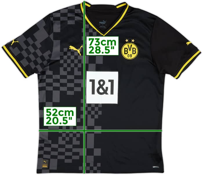 2022-23 Borussia Dortmund Away Shirt - 6/10 - (L)