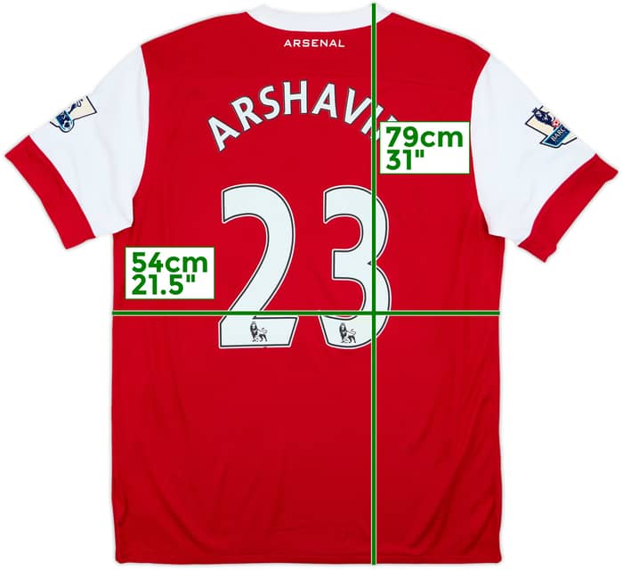 2010-11 Arsenal Home Shirt Arshavin #23 - 5/10 - (L)