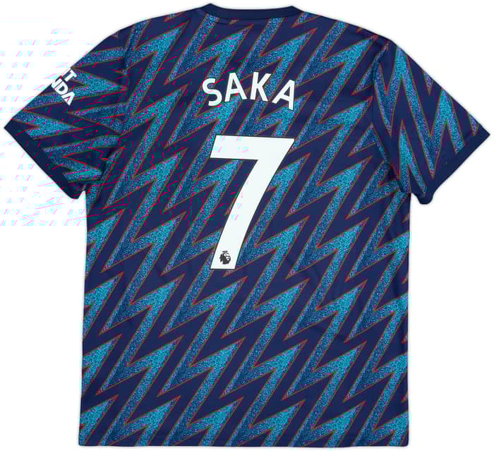 2021-22 Arsenal Third Shirt Saka #7 - 10/10 - (L)