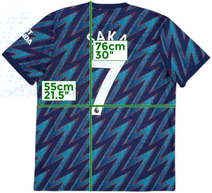 2021-22 Arsenal Third Shirt Saka #7 - 10/10 - (L)