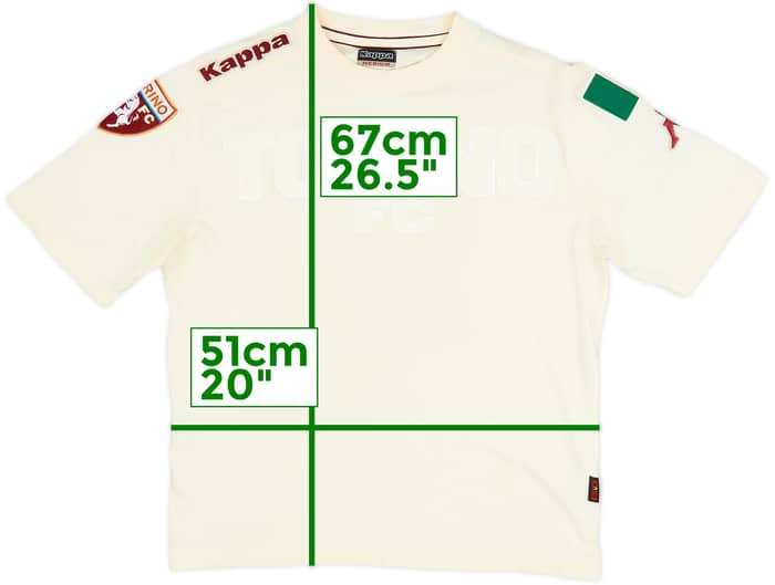 2010-11 Torino Kappa Camiseta de Algodón - 6/10 - (M)