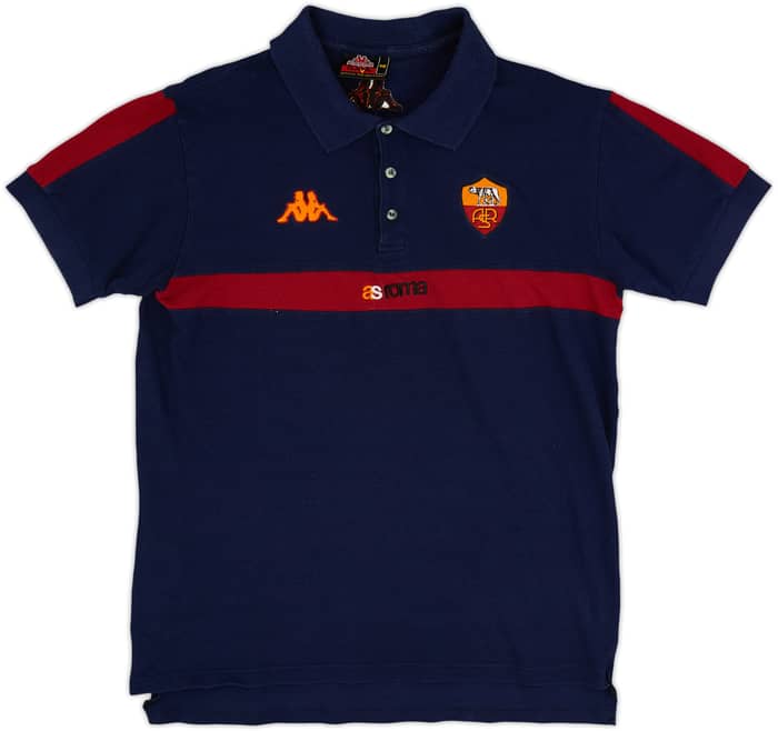 2001-02 Roma Kappa Polo Shirt - 8/10 - (XL)