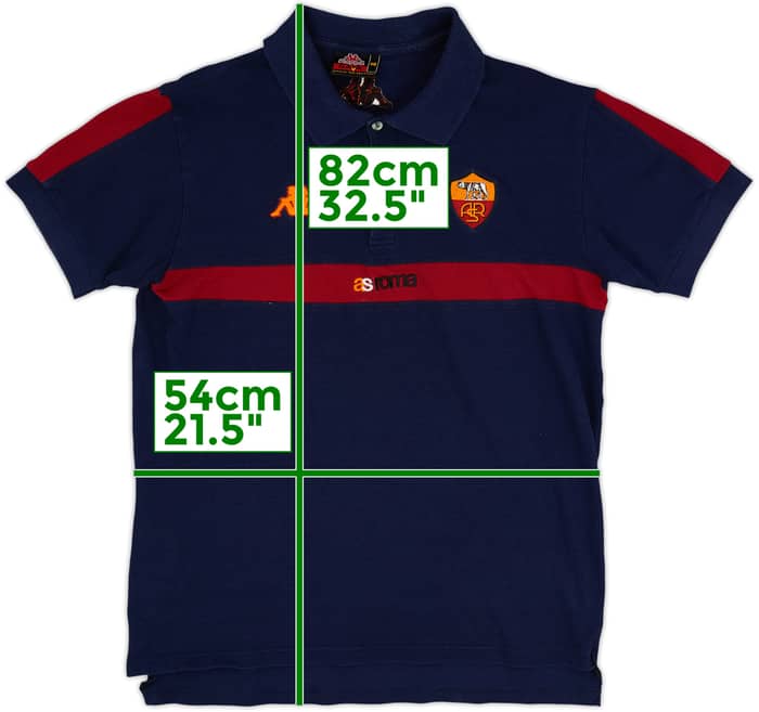 2001-02 Roma Kappa Polo Shirt - 8/10 - (XL)