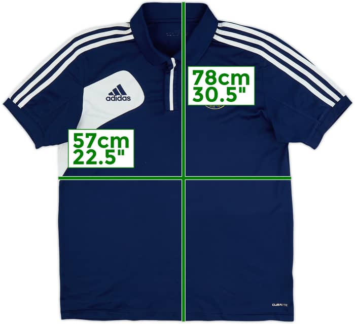 2012-13 Macclesfield Town adidas Polo Shirt - 5/10 - (L)