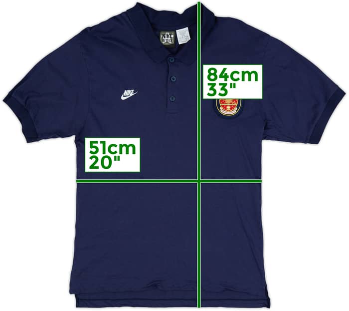 1994-95 Arsenal Nike Polo Shirt - 9/10 - (L)