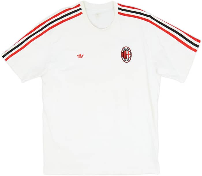 2006-07 AC Milan adidas Originals Cotton Tee - 8/10 - (L)