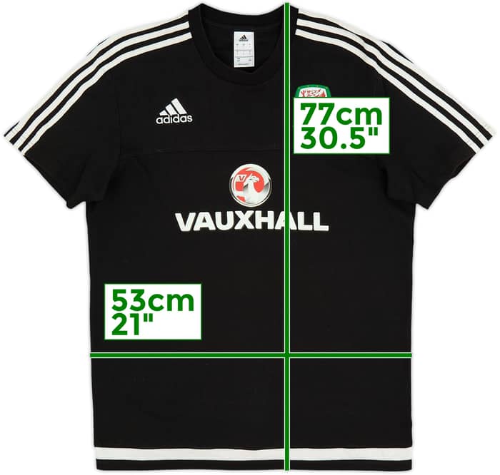 2015-16 Wales adidas Training Shirt - 8/10 - (L)