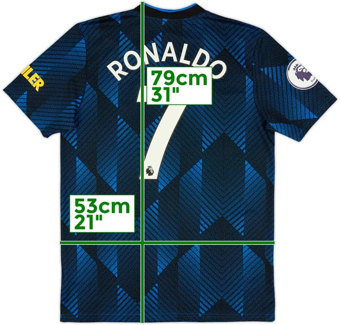 2021-22 Manchester United Tercera Camiseta Ronaldo #7 - 10/10 - (M)