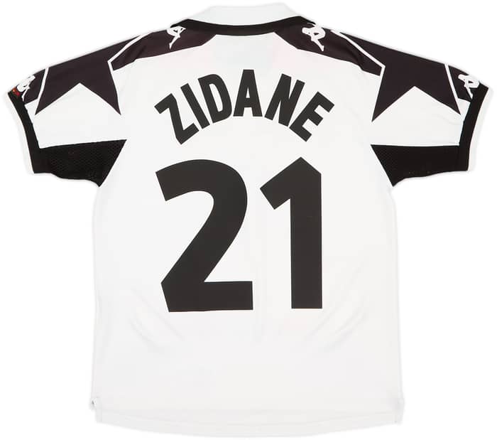 1998-99 Juventus Away Shirt Zidane #21 - 6/10 - (XL.Boys)
