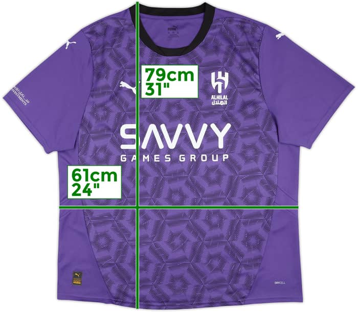 2024-25 Al Hilal Third Shirt - 10/10 - (XXL)