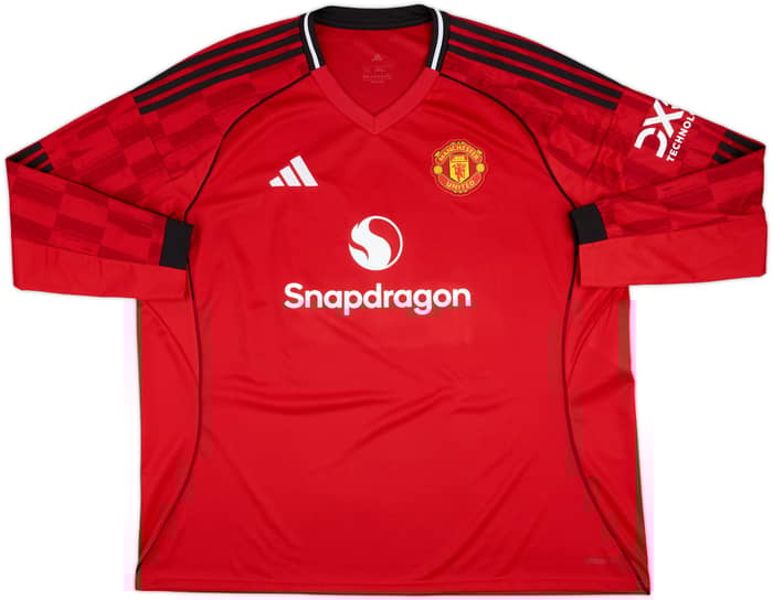 2025-26 Manchester United Home L/S Shirt Cunha #10 - 10/10 - (3XL)