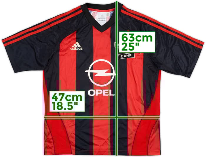 2005-06 AC Milan 'Junior Camp' adidas Training Shirt - 7/10 - (L.Boys)