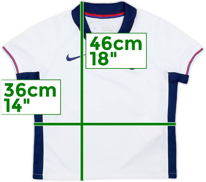 2024-26 England Home Shirt - 9/10 - (3-4 Years)