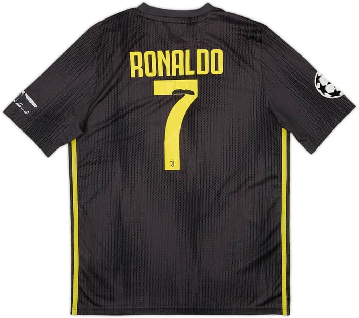 2018-19 Juventus Third Shirt Ronaldo #7 - 5/10 - (XL.Boys)