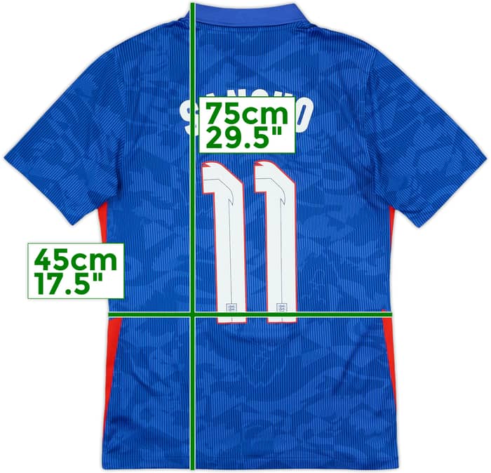 2020-21 England Away Shirt Sancho #11 - 9/10 - (S)