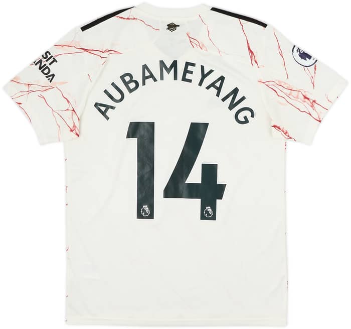 2020-21 Arsenal Away Shirt Aubameyang #14 - 10/10 - (M)